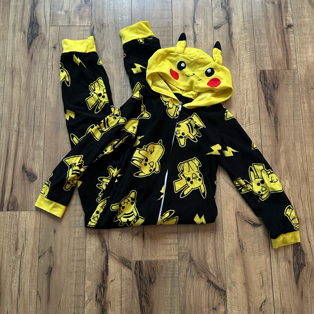 Pikachu Black and Yellow Onesie